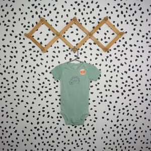 Carter’s Just One You Little Optimist Green Dinosaur Baby Onesie